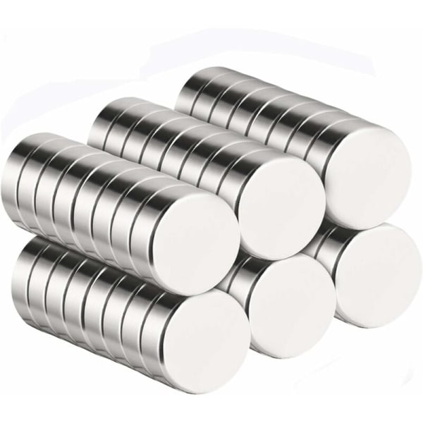 50 st 10x4 mm kylskåpsmagnet med förvaringsbox, starka runda magneter, magnet för anslagstavla, whiteboard, anslagstavla eller bildmagnet