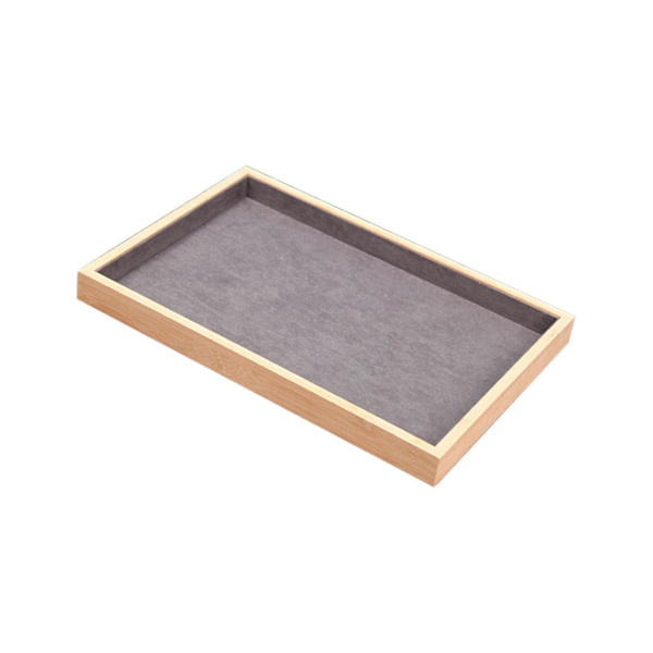 Smykke Display Case Skuffe Bakke Træ Showcase Smykkeholder Style A