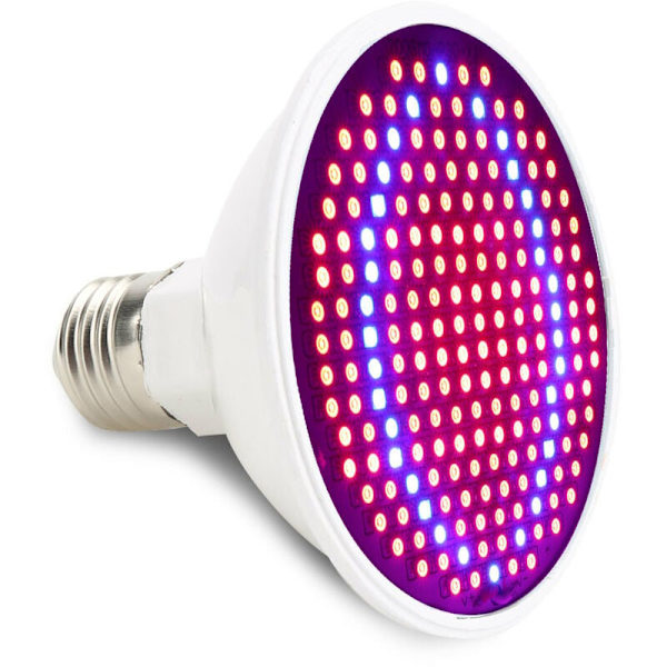 Full Spectrum LED Hortikulturlampa E27 Inomhus Växtlampa 20W för Inomhus Växthus, Trädgård, Odling, Hydroponics, Grönsaker