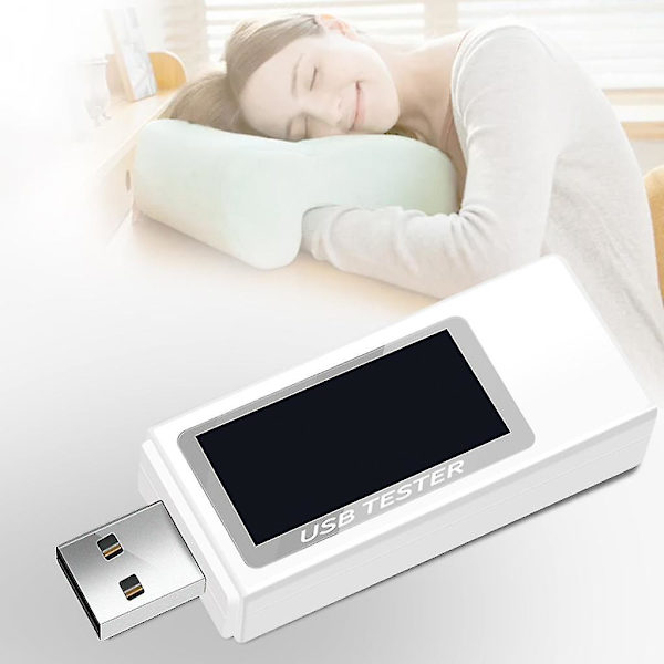 USB-testare Digital Voltmeter Ström Spänning Laddare Kapacitetsdetektor Indikator