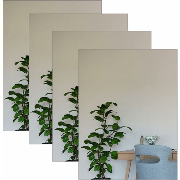 Spegel akryl väggdekor - utan glas - för väggdekoration - 40 x 30 cm