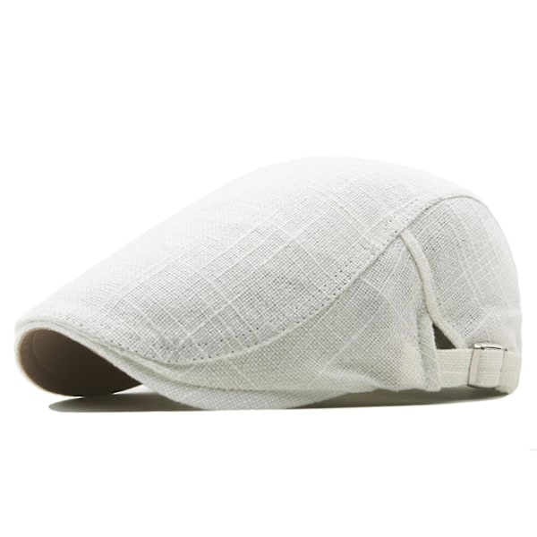 Nyhetspojke keps brittisk västerländsk stil konstnär avancerad målare hatt vardagskläder hatt (beige)