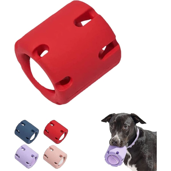 Tennis Tumble Puzzle Toy, Interactive Chew Toys For Dogs, Dog Tennis Cup For Small Dogs Teeth Cleaning/chewing/playing（Red）