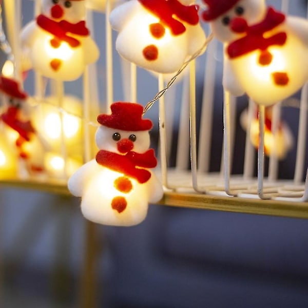 Julemand snemænd eventyr lampe lanterne værelse dekoration led modellering lampe fe lampe