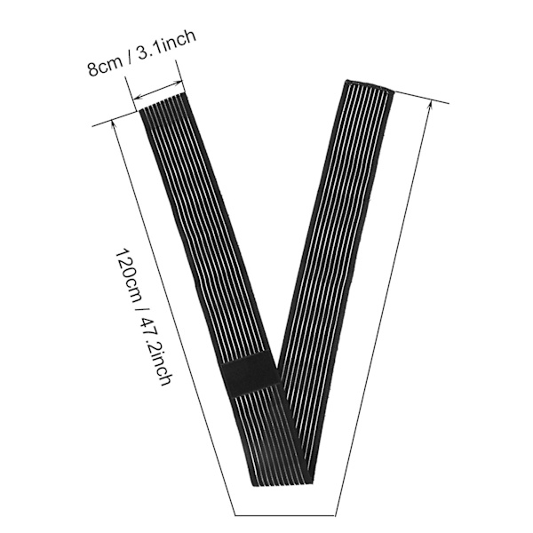 2024 Utomhuslöpning Sport Hög Elastisk Bandage Anti stukning Knästöd Skyddsrem (Svart)