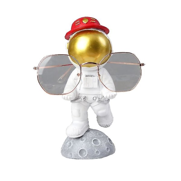 Astronaut Resin Glasögonbåge Hantverk Bordsdekoration, 1 Styck