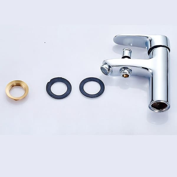 Badekar-dusjbatteri - Rask fylling, Eco-Stop-stopper - Krom