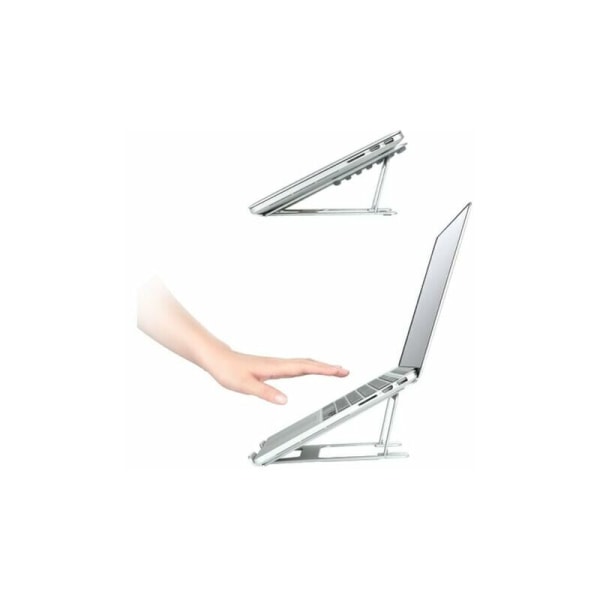 Laptopställ tillverkat av aluminiumlegering - 6 höjdjusterbart - ergonomiskt stativ
