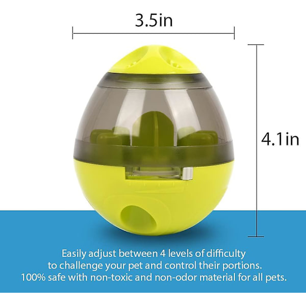 Hundgodisboll, Dispenser för hundar och katter, Matboll, Interaktivt leksak, Långsam ätande boll