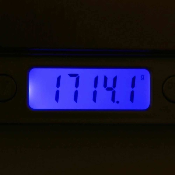 I2000 3 kg 0,1 g Mini digitalvåg i rostfritt stål med vågbricka