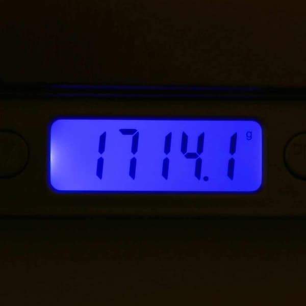 I2000 3Kg 0.1G Mini Digitalvægt i rustfrit stål med platform og bakke