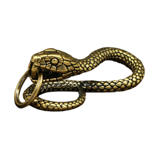 Messingslange nøkkelringer bil charms for øreringer halskjede smykker making vintage