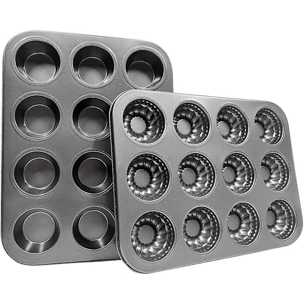 Non-stick muffinsform för bakning Jumbo Donut Cake formar formar bricka set