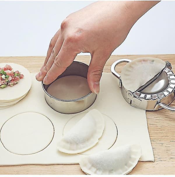 Dumplingverktøy i rustfritt stål, 4 stk.