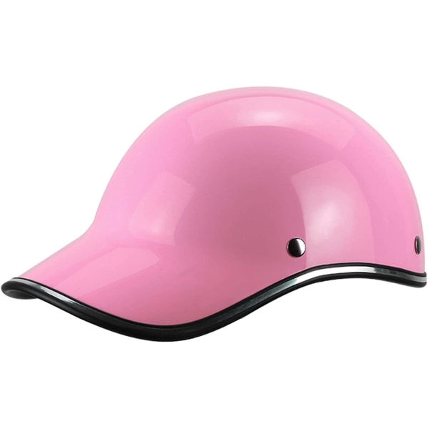 Baseballcap Justerbar hurtigspenne Halv baseballcap Rosa