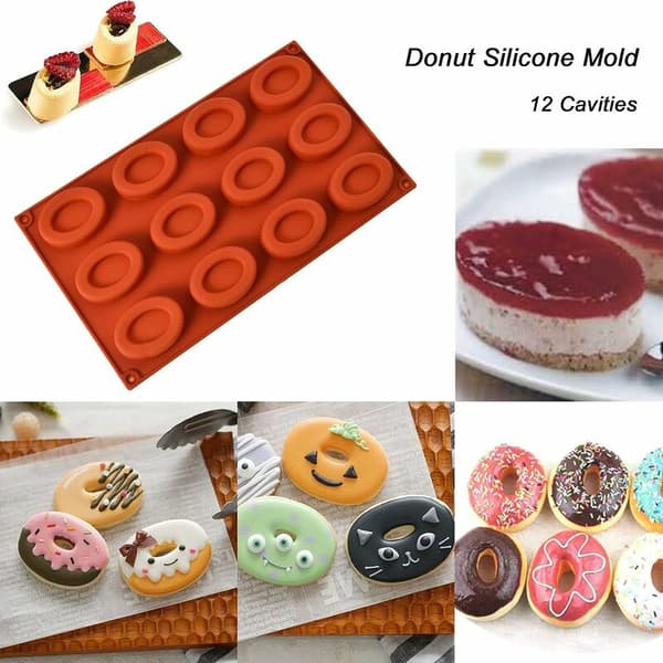 Silikonform för muffins, cupcakes och gelé