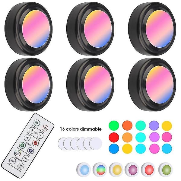 Led Puck Ljus Fjärrkontroll Dimbar Trådlös Touch Sensor Batteridriven Bärbar（1 controller）