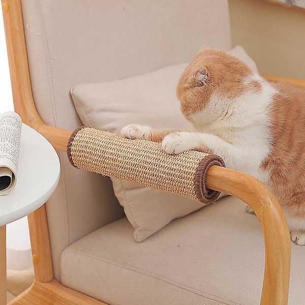 Katt Repbräda Sisalmatta Katt Rep För Vässa Klor Skrapa Katter Katt Leksaker Stol Bord Soffa Mattor Möbler Skydd（S 30X40CM)
