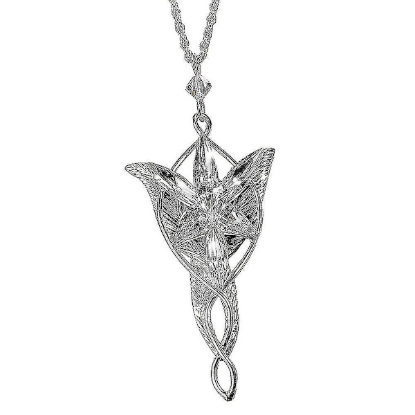 Ringenes Herre Arwen Evenstar Sølv Ndant Halskæde