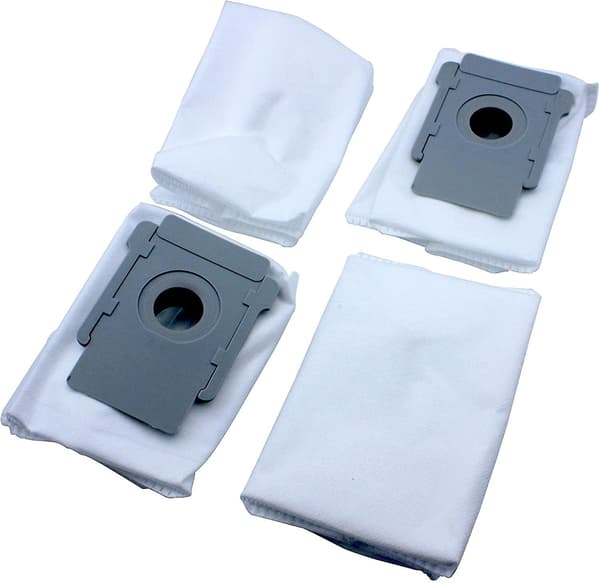 Egnet for Irobot Sweeping Robot S9 I7 I3 J7 Støvpose Søppelpose Støvpose Støvpose Tilbehør (2 stk Hvit)