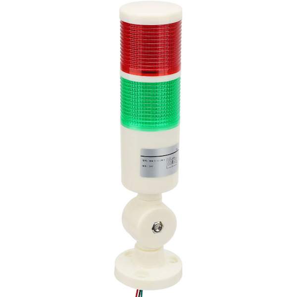 Röd/grön CNC-maskinvarningslampa LED-displaylarmsignal 24VDC