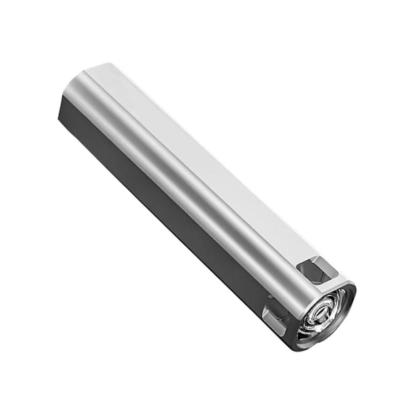 Powerbank lommelygte stærk genopladelig selvforsvar langtrækkende superlys udendørs multifunktion studerende hjem（Sølv）