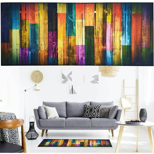 Halkskyddad entrématta inomhus 40x100cm Trä färg Matta Kök Hall Lång Badrumsmatta Tvättbar Köksgolvmatta Absorberande Dörrmatta för hemmet