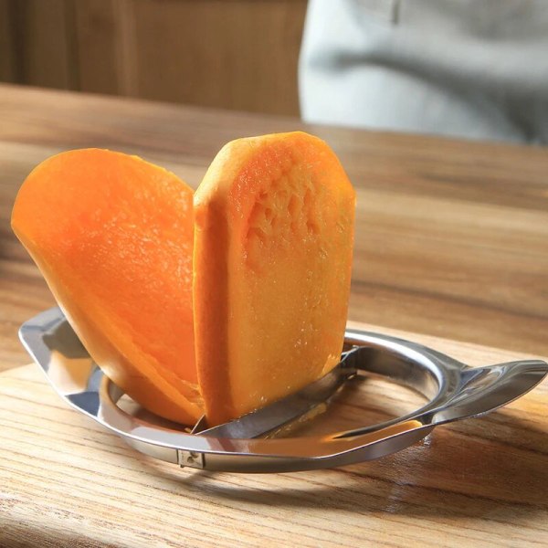 1-pack fruktverktyg mangoskärverktyg mangoskalare mangoseparator rostfritt stål grönsaksverktyg mangoskärverktyg köksskalare