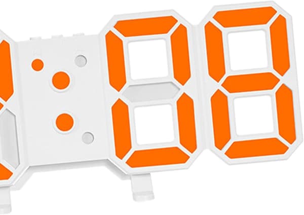 3D Digital Väggklocka LED Digitala Väggklockor Datum Tid Modern Stor Display 3D