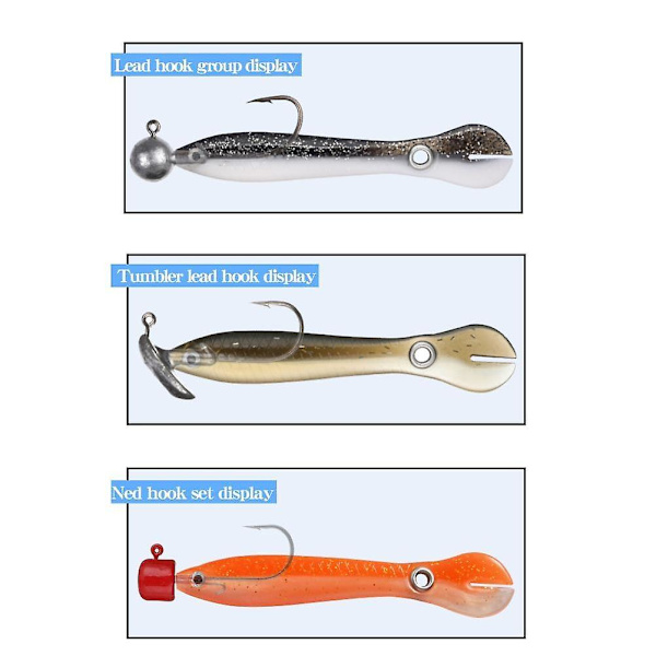 5 stk 10 cm 6 g myke fiske lokker bionisk loach myk agn myk padle hale fiske svømmeagn lokker for bass ørret