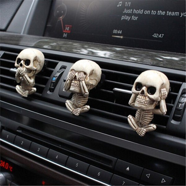 Mini luurankofiguurit Macabre Halloween-kodin sisustukseen ja toimiston pöytäkoristeisiin
