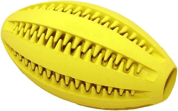 Interaktiv hundeleke, bitresistent godbitdispenserball for lek og tygging