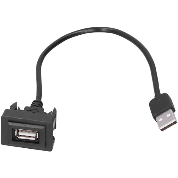 Bilförlängningsladdare USB-kontaktkabeladapter Bärbar ABS-biluttag