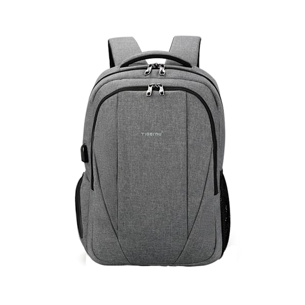 Black Backpack for Men, Laptop Back Packing Bags for Men,College Backpacks with Anti-theft Pocket（Gray）