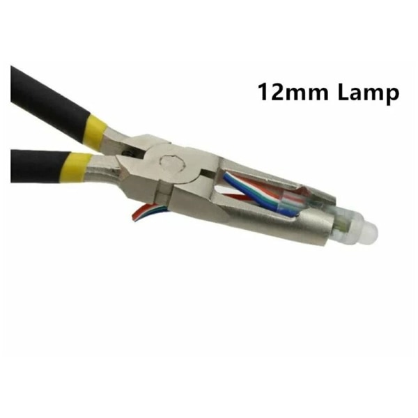 1 STK 9MM/12M LED-lampa Pärlor Strängljusklämmor RGB Pixel Julmodul Sockel Lampreparation Specialinstallationsverktyg Handtång
