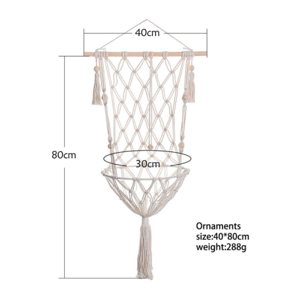 Bohemisk vävd katthängmatta husdjursnätpåse husdjurskorg katthängmatta gunga husdjurssäng 40 80 cm (mindre än 10 kg)