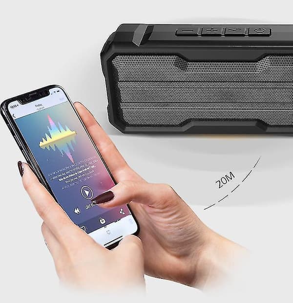 Vattentät trådlös Bluetooth-högtalare för utomhusbruk