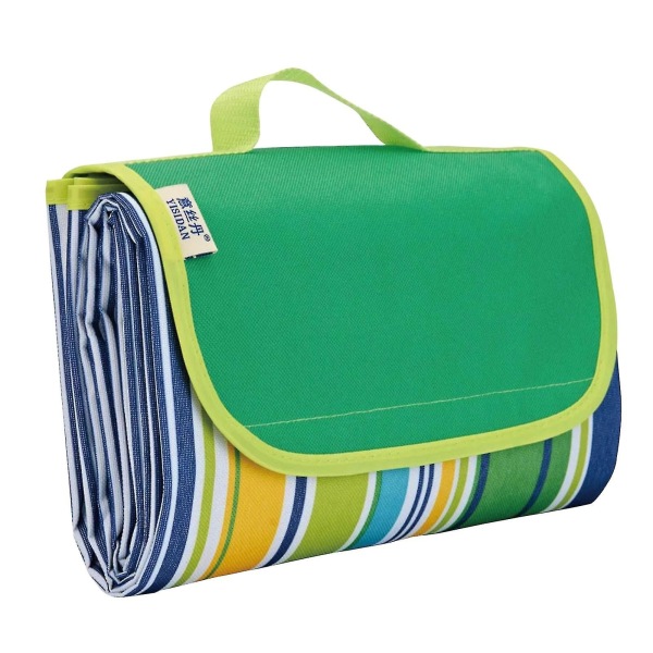 Vattentät Oxford Camping Picknickfilt Utomhus Fällbar Strandmatta 57*31.5 tum