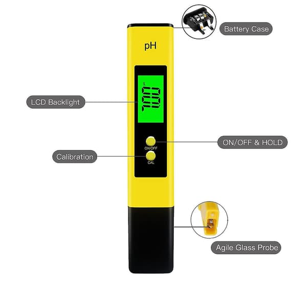 Ph Digital Meter, Backlight Ph Meter Høj Præcision Vand Tester Med, Tilpasset Til Designet Af Ph T