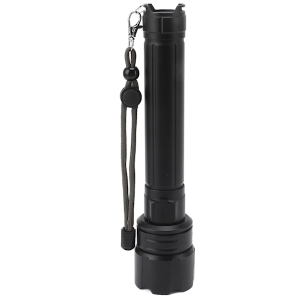 10000lm LED-ficklampa USB-laddningsbar bärbar justerbar ljusstyrka vattentät zoomficklampa för vandring camping klättring