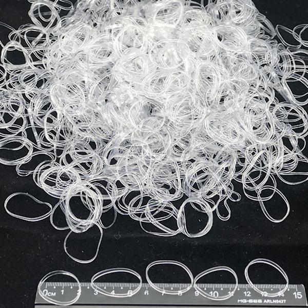 600/400 stk Jente Solid Farge Små Engangshårbånd Elastisk Hestehaleholder