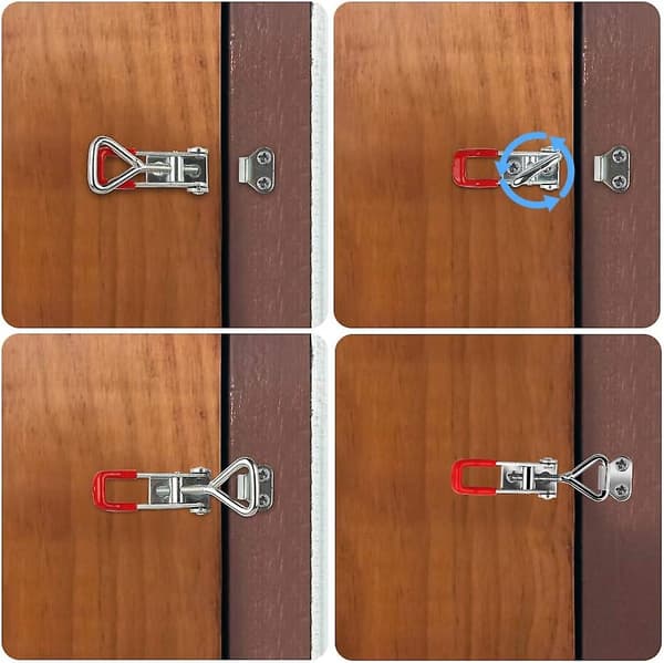 6 stk. Trailerlås Sammenføjer Toggle Latch Toggle Latch Toggle Clamp Toggle Clamp Crday Gave