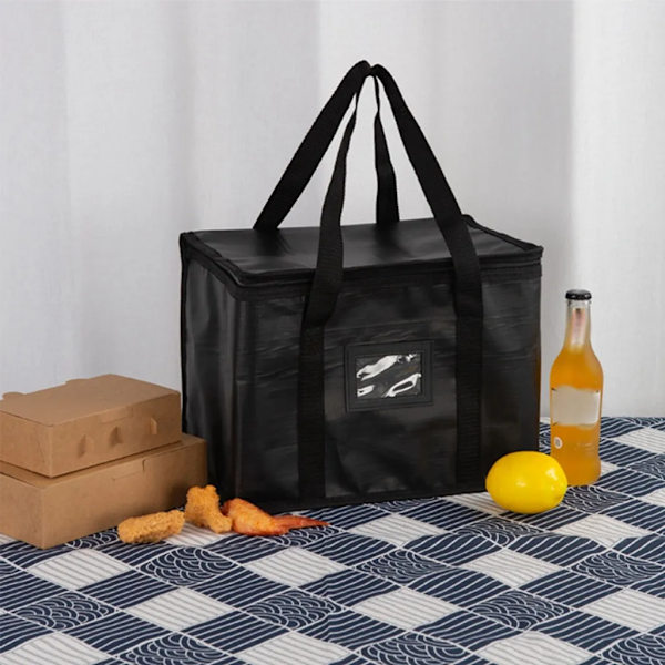 28L kylväska kylbox stor kylbox dryckesväska kylväska kylpicknickväska isolerad väska, 35*23*26cm