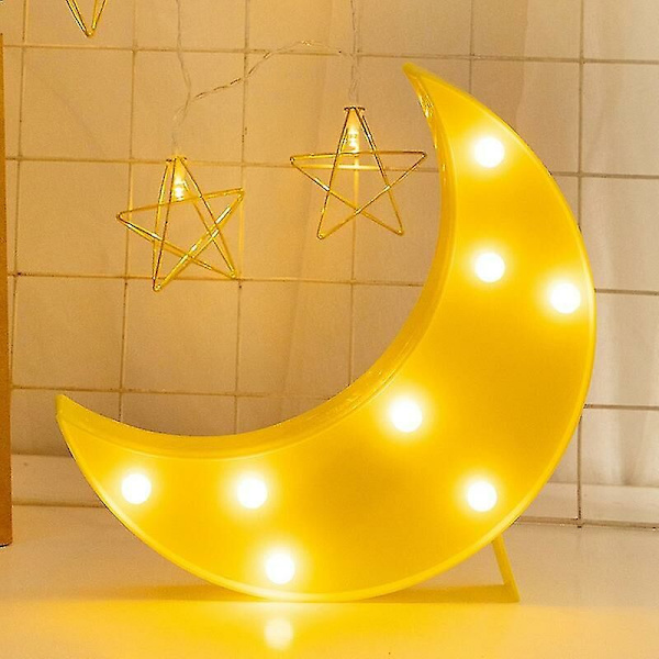 Creative Cloud Moon LED nattlampa