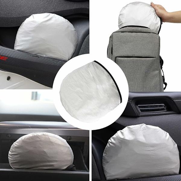 Bilsolskydd Inredning Solskydd Vindruteskydd Fällbar Anti-UV för Universalbilar SUV:ar (150x85cm)