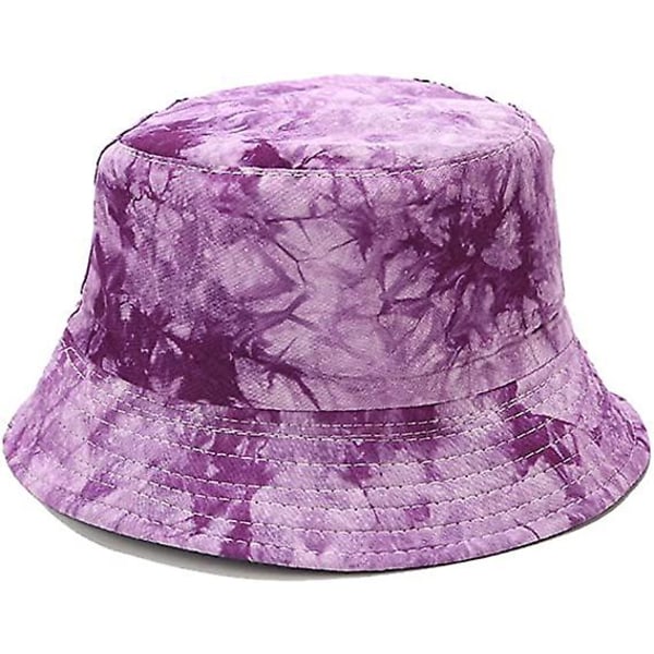 Bøttehatt for kvinner Mote Reversibel Design Pakkbar Trendy Brun solhatt