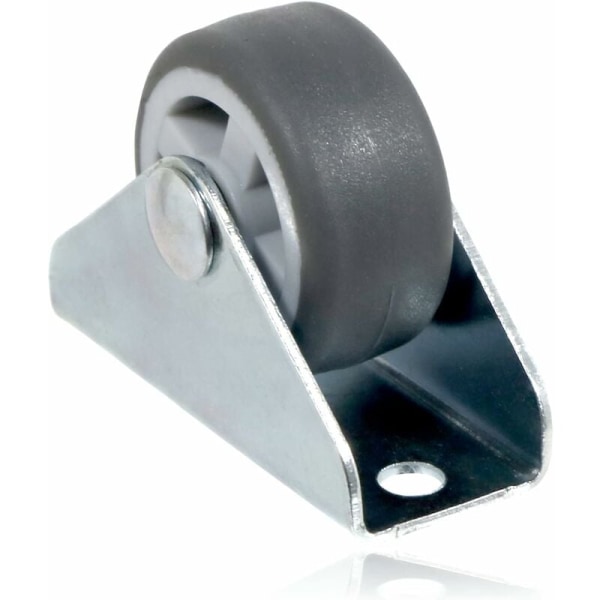 Swivelhjul 5 st universella swivelhjul fast platta fixering 1' minihjul 30mm