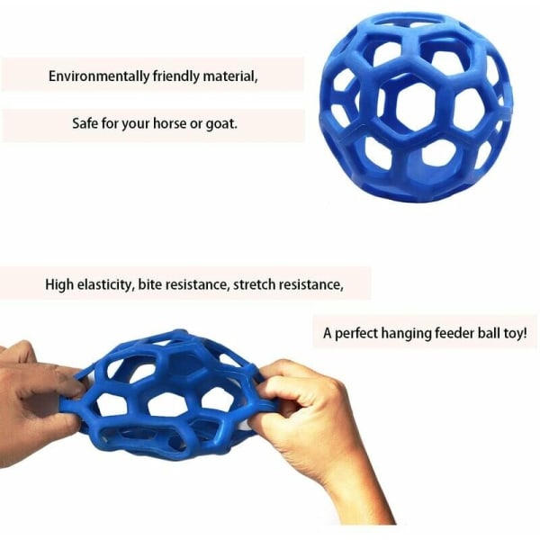 Höfoder för hästar, getter, får, hängande leksaker för att lindra stress