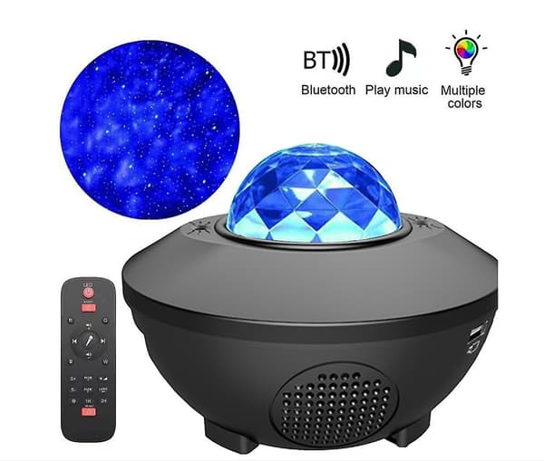 Stjernehimmelprojektor, Stjernelys Projektor, for soverom med Bluetooth