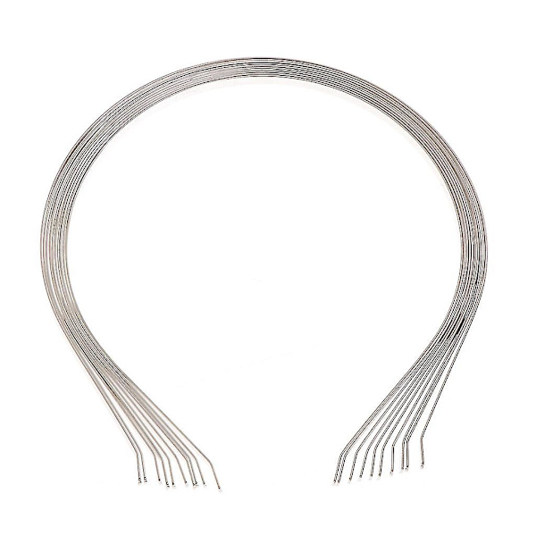 10 kpl 5 mm tyhjää metallipääpantaa hiuspantaa DIY-hiusasusteisiin